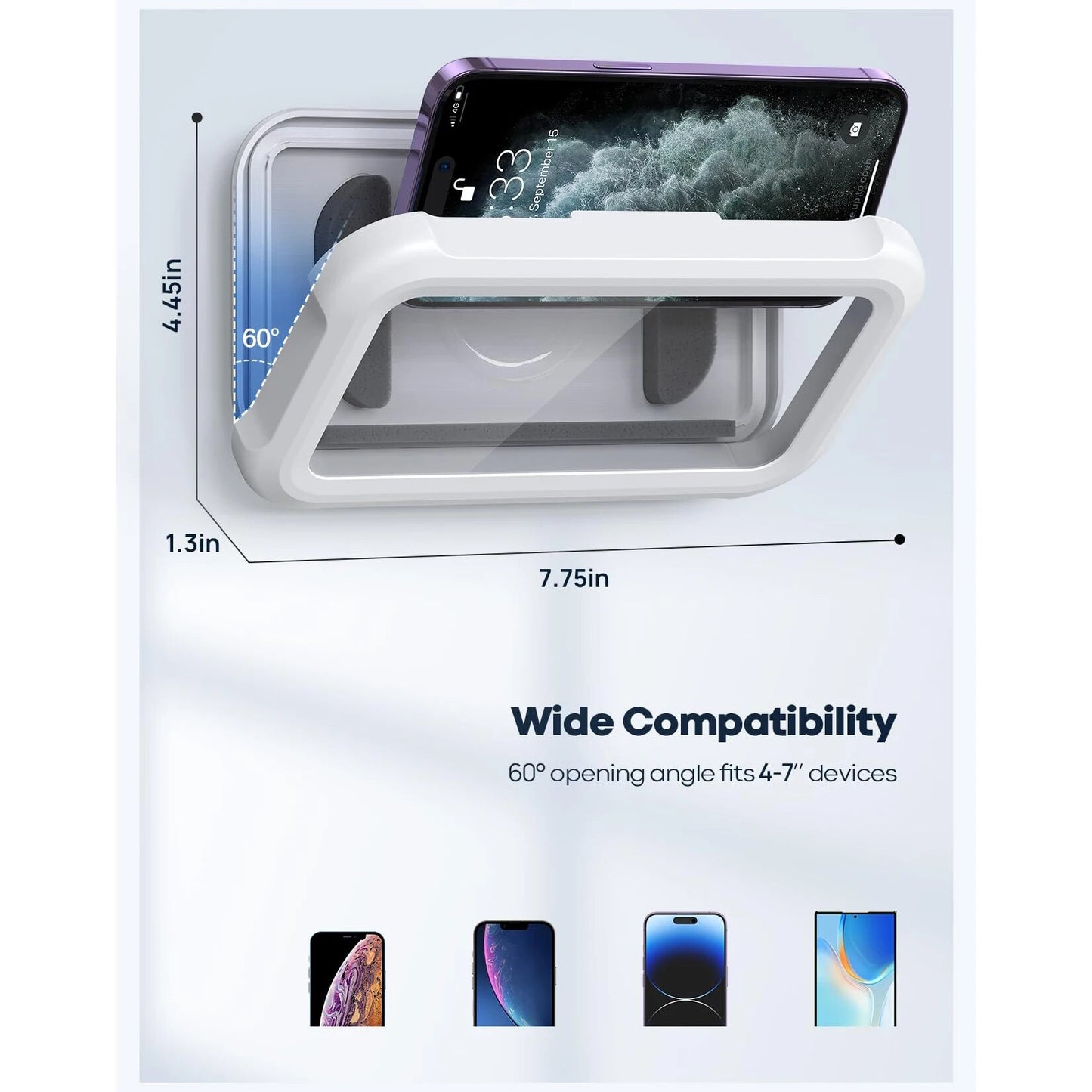 Soporte impermeable para teléfono móvil
