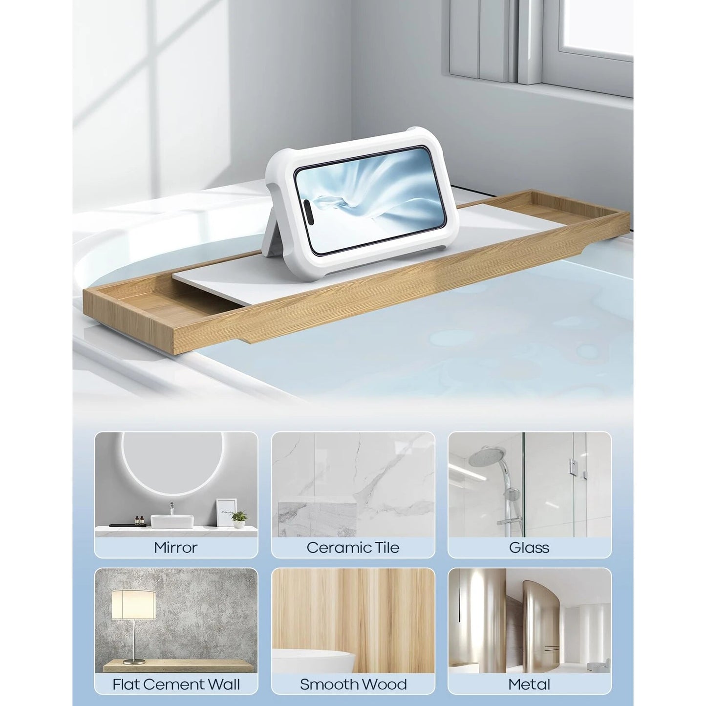 Soporte impermeable para teléfono móvil