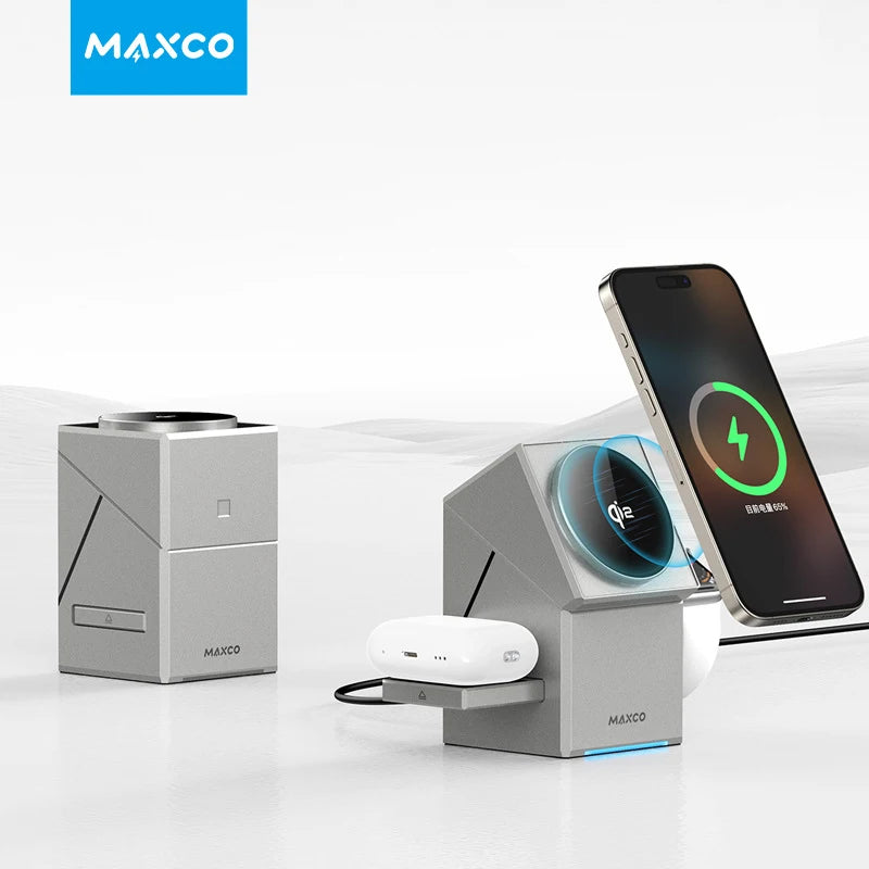 3 in 1 Magnetic Wireless Charger