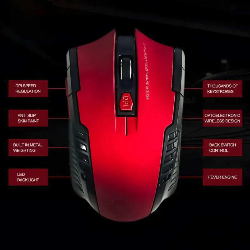 Ratón inalámbrico para juegos