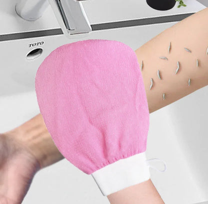 Guante de baño exfoliante