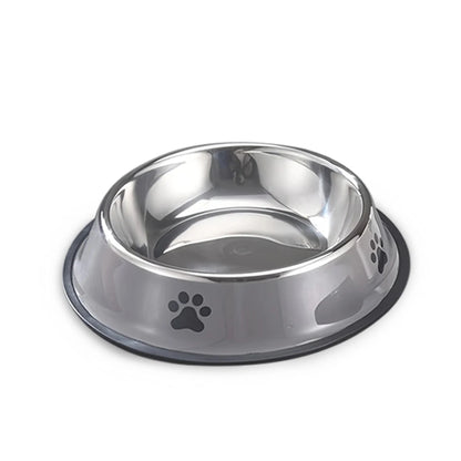 Cuenco de acero inoxidable para perros
