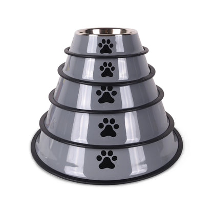 Cuenco de acero inoxidable para perros