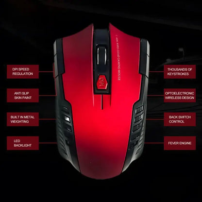 Ratón inalámbrico para juegos