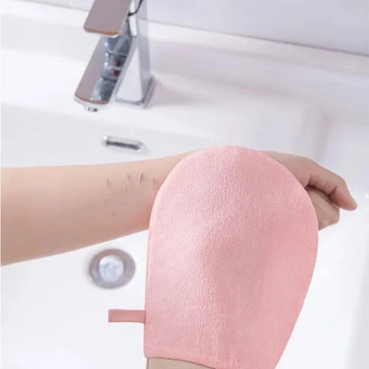 Guante de baño exfoliante