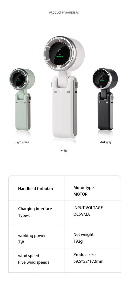 Mini ventilador turbo 